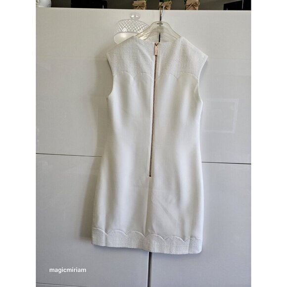 BNWT Ted Baker London Ilad Scallop-Detail Tunic Dress - Picture 6 of 15